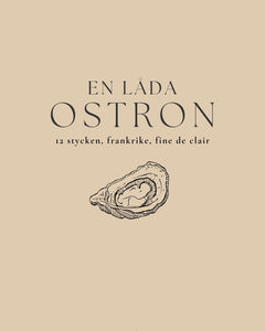 EN LÅDA OSTRON - 12 st